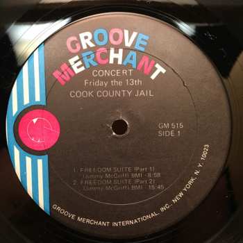 LP Jimmy McGriff: Concert Friday The 13th Cook County Jail