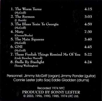 CD Jimmy McGriff: Main Squeeze