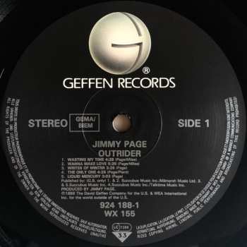 LP Jimmy Page: Outrider