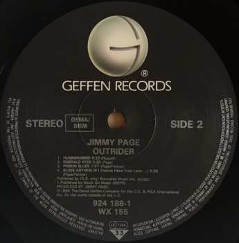 LP Jimmy Page: Outrider