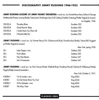 CD Jimmy Rushing: The Chronological Jimmy Rushing 1946-1953