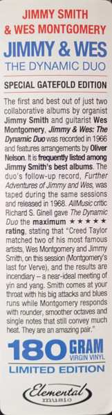 LP Wes Montgomery: Jimmy & Wes (The Dynamic Duo)