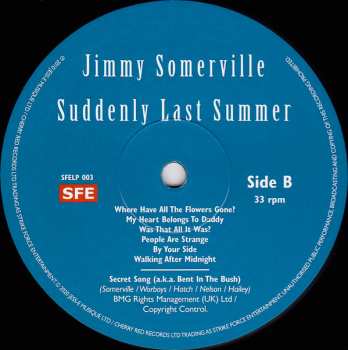 LP Jimmy Somerville: Suddenly Last Summer LTD