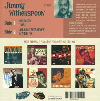 EP Jimmy Witherspoon: Big Daddy / TWA / All Right Miss Moore / My Girl Ivy