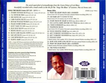 CD Jimmy Witherspoon: Sings The Blues Sessions
