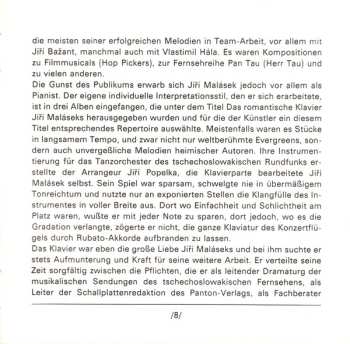 CD Jiří Malásek: Romantický Klavír Jiřího Maláska 1973-1983 (Romantic Piano Of Jiří Malásek 1973-1983)