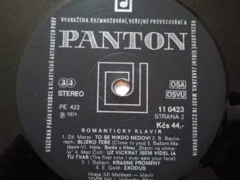 LP Jiří Malásek: Romantický Klavír Jiřího Maláska (Romantic Piano Of Jiří Malásek)