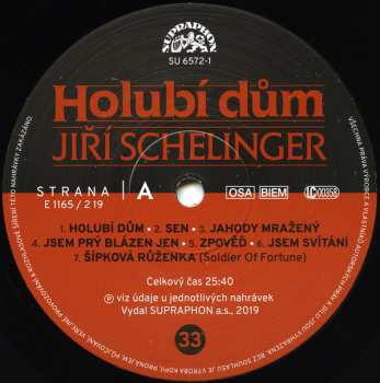 LP Jiří Schelinger: Holubí Dům