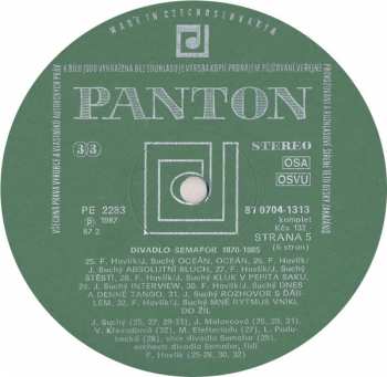 3LP Jiří Suchý: Divadlo Semafor 1970-1985 (3xLP)