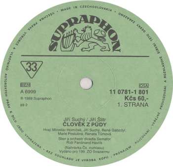 LP Jiří Suchý & Jiří Šlitr: Člověk Z Půdy NUM