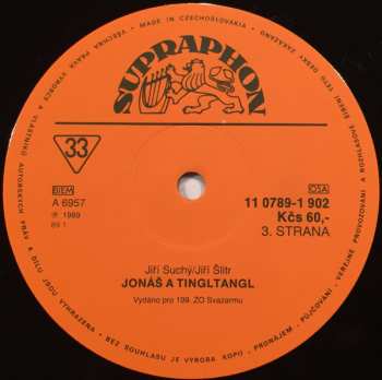 2LP Jiří Suchý & Jiří Šlitr: Jonáš A Tingltangl NUM