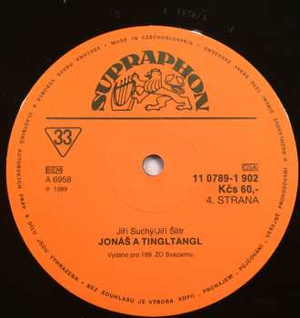 2LP Jiří Suchý & Jiří Šlitr: Jonáš A Tingltangl NUM