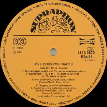 LP Jiří Zmožek: Mys Dobrých Nadějí