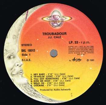 LP J.J. Cale: Troubadour