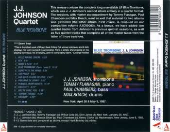 CD J.J. Johnson: Blue Trombone