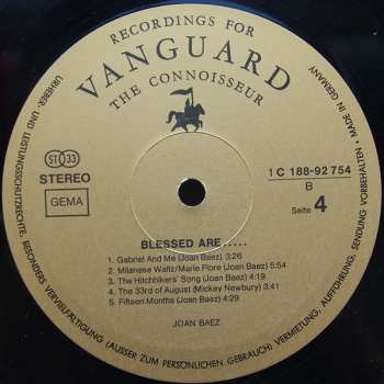 2LP Joan Baez: Blessed Are...