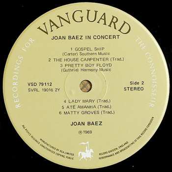 LP Joan Baez: In Concert