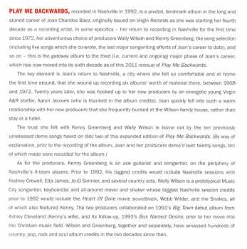 2CD Joan Baez: Play Me Backwards