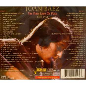 2CD Joan Baez: The First Lady Of Folk - 1958-1961