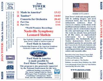CD Leonard Slatkin: Made in America / Tambor / Concerto for Orchestra