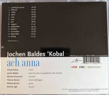 CD Jochen Baldes' Kobal: Ach Anna
