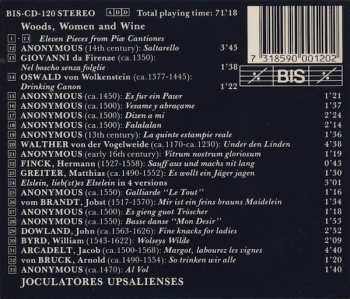CD Joculatores Upsalienses: Skogen, Flickan Och Flaskan = Woods, Women And Wine = Wald, Weib Und Wein