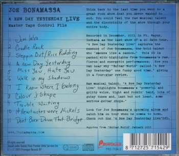 CD Joe Bonamassa: A New Day Yesterday Live