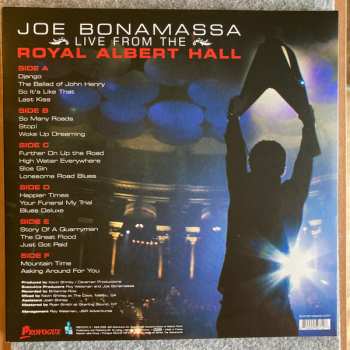 3LP Joe Bonamassa: Live From The Royal Albert Hall