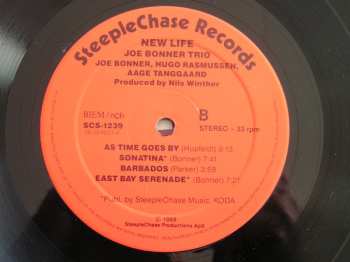 LP Joe Bonner Trio: New Life