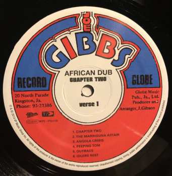 LP Joe Gibbs & The Professionals: African Dub (Chapter Two)
