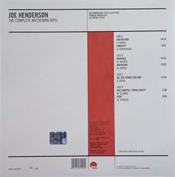 2LP Joe Henderson: The Complete An Evening With LTD | NUM