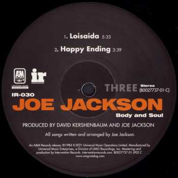 2LP Joe Jackson: Body And Soul