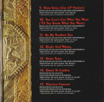 CD Joe Jackson: Stepping Out - The Very Best Of Joe Jackson