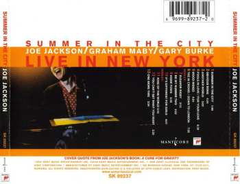 CD Joe Jackson: Summer In The City (Live In New York)