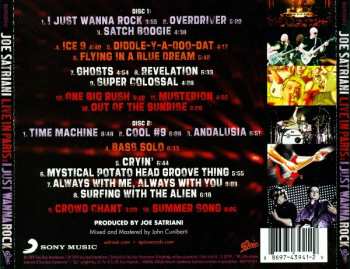 2CD Joe Satriani: Live In Paris: I Just Wanna Rock