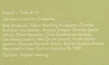 LP Joe Venuti: Nothing But Notes 1931 - 1939