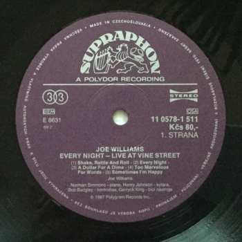 LP Joe Williams: Every Night - Live At Vine St.