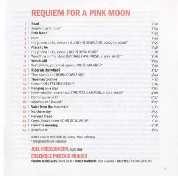 CD Joel Frederiksen: Requiem For A Pink Moon. An Elizabethan Tribute To Nick Drake