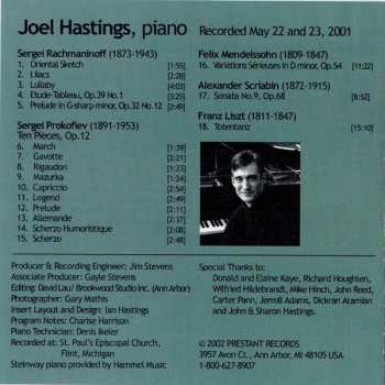 CD Joel Hastings: Sessions