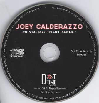 CD Joey Calderazzo: Live From The Cotton Club Tokyo Vol. 1