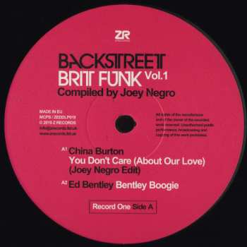 2LP Joey Negro: Backstreet Brit Funk Vol.1 (A Collection Of The UK's Finest underground Soul, Jazz-Funk And Disco)