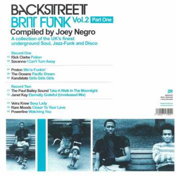 2LP Joey Negro: Backstreet Brit Funk Vol. 2 (A Collection Of The UK's Finest Underground Soul, Jazz-Funk And Disco) (Part One)