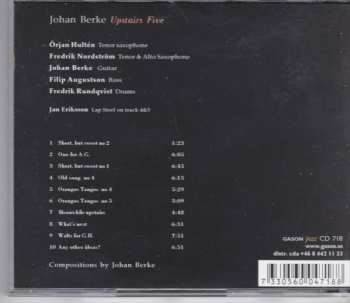 CD Johan Berke: Upstairs Five