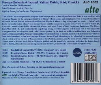 CD Johann Baptist Vanhal: Baroque Bohemia & Beyond