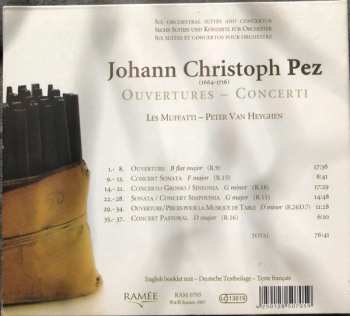 CD Les Muffatti: Ouvertures - Concerti: Six Orchestral Suites And Concertos DIGI
