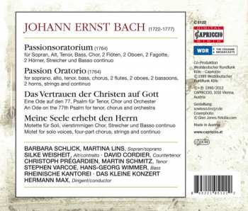 2CD Christoph Prégardien: Passionsoratorium