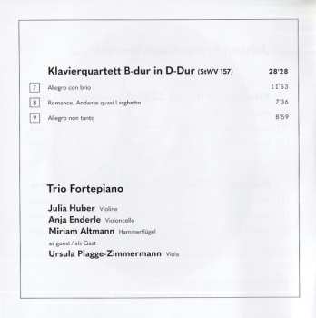 CD Johann Franz Xaver Sterkel: Piano Quartet ● 2 Piano Trios