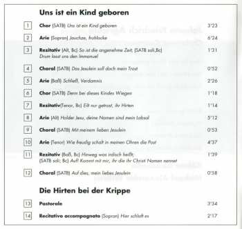 CD Johann Friedrich Agricola: Die Hirten Bei Der Krippe - Three Christmas Cantatas