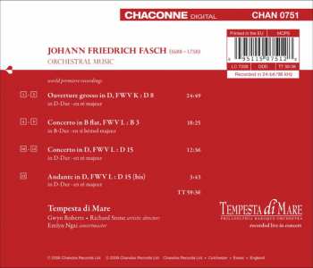 CD Johann Friedrich Fasch: Orchestral Music