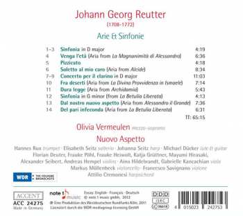 CD Olivia Vermeulen: Arie Et Sinfonie